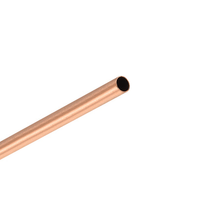 Harfington Uxcell Copper Round Tube 3.5mm OD 1mm Wall Thickness 300mm Length Pipe Tubing 3 Pcs