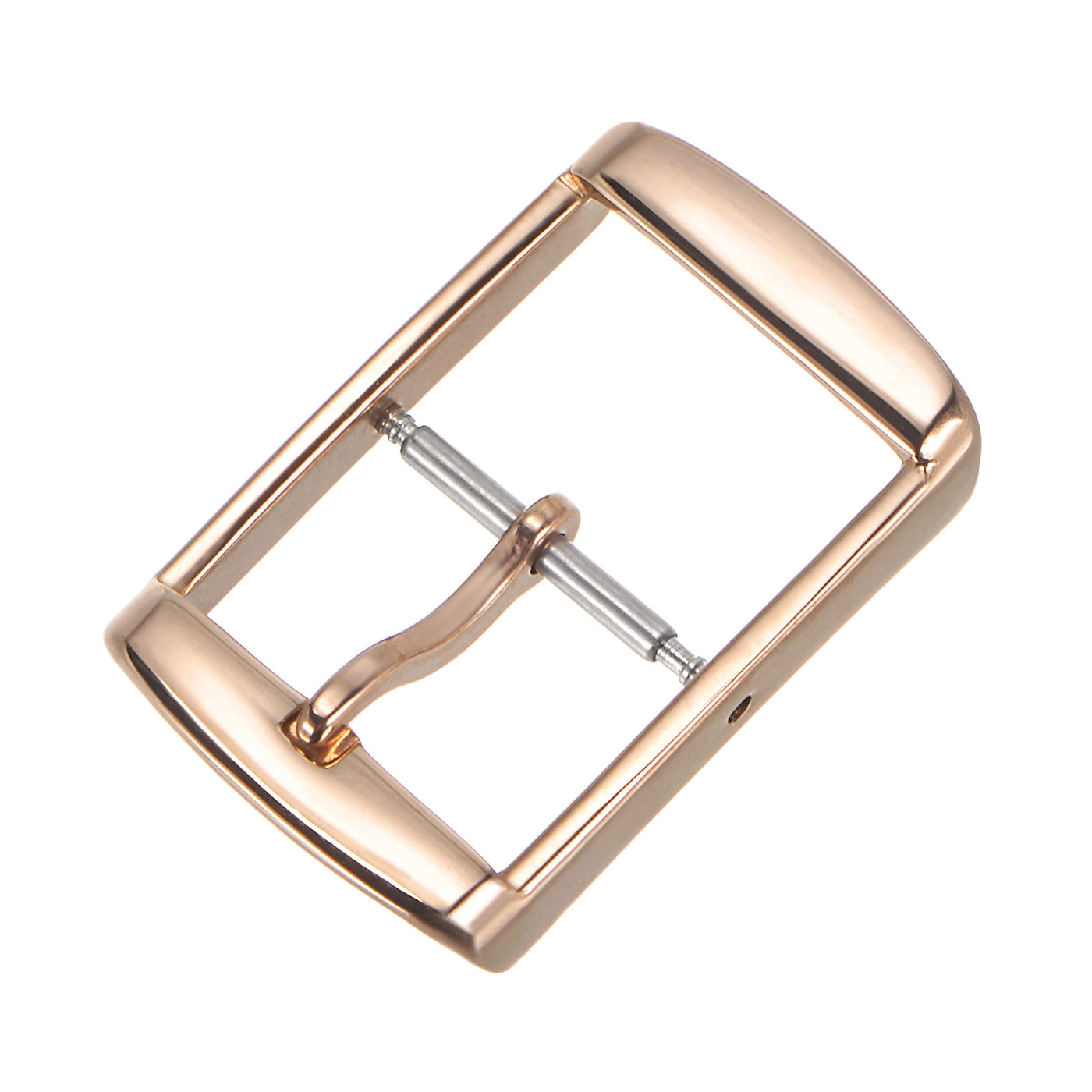 Uxcell Uxcell Watch SUS304 Polished Flat Buckle, for 16mm Width Watch Bands, Rose Gold Tone