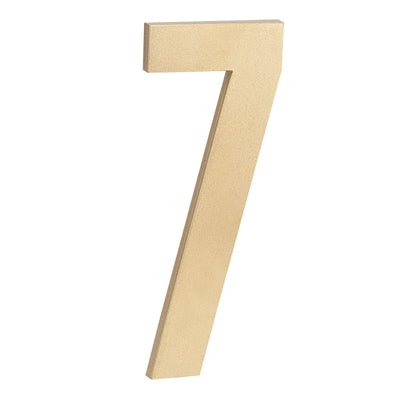 Harfington Uxcell 4.72 Inch Self-Adhesive House Number for Hotel Mailbox Address, Gold Number 1