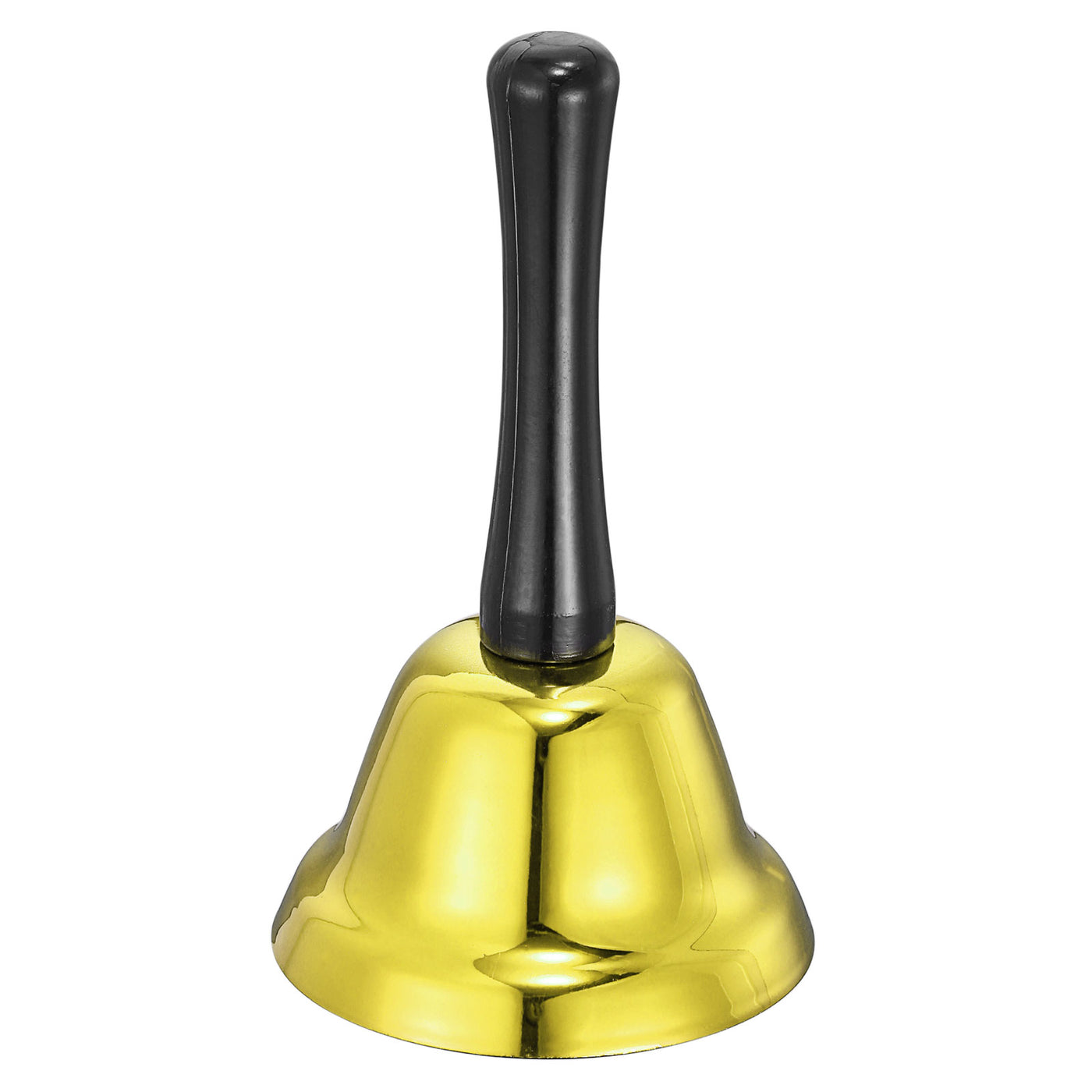 Uxcell Uxcell Loud Hand Bell, 65mm(2.56") Dia. Dinner Bell for Classroom, Service, Gold Tone