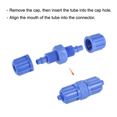 Harfington Compression Coupling Tube OD Compression Union Pipe Fittings