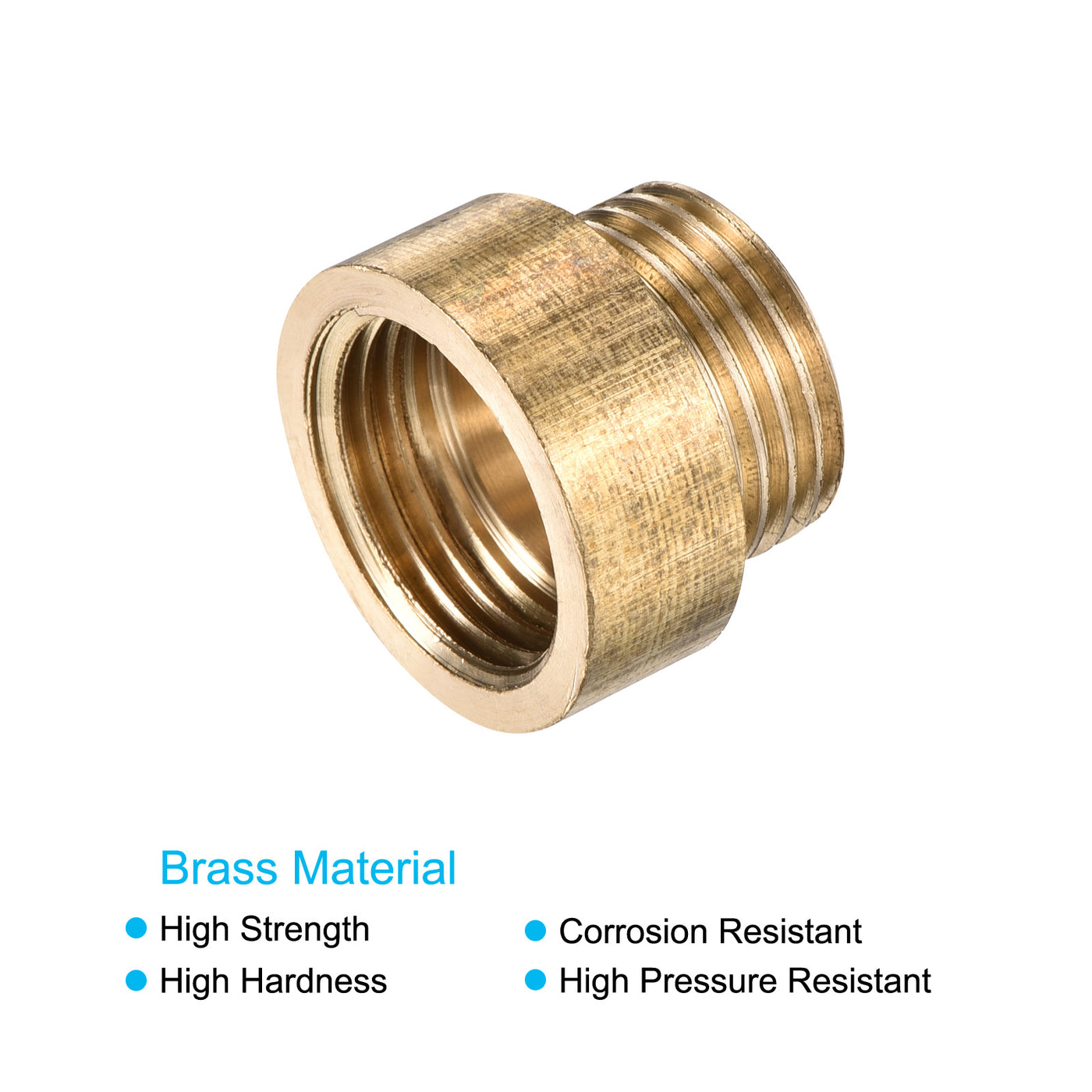 Harfington Brass Extension Pipe Fitting Reducer Coupling Adapter Connector