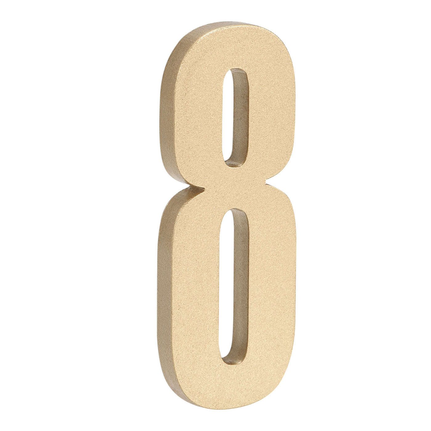 Uxcell Uxcell 3.94 Inch 3D Self-Adhesive House Number for Hotel Mailbox Address, Gold No.8