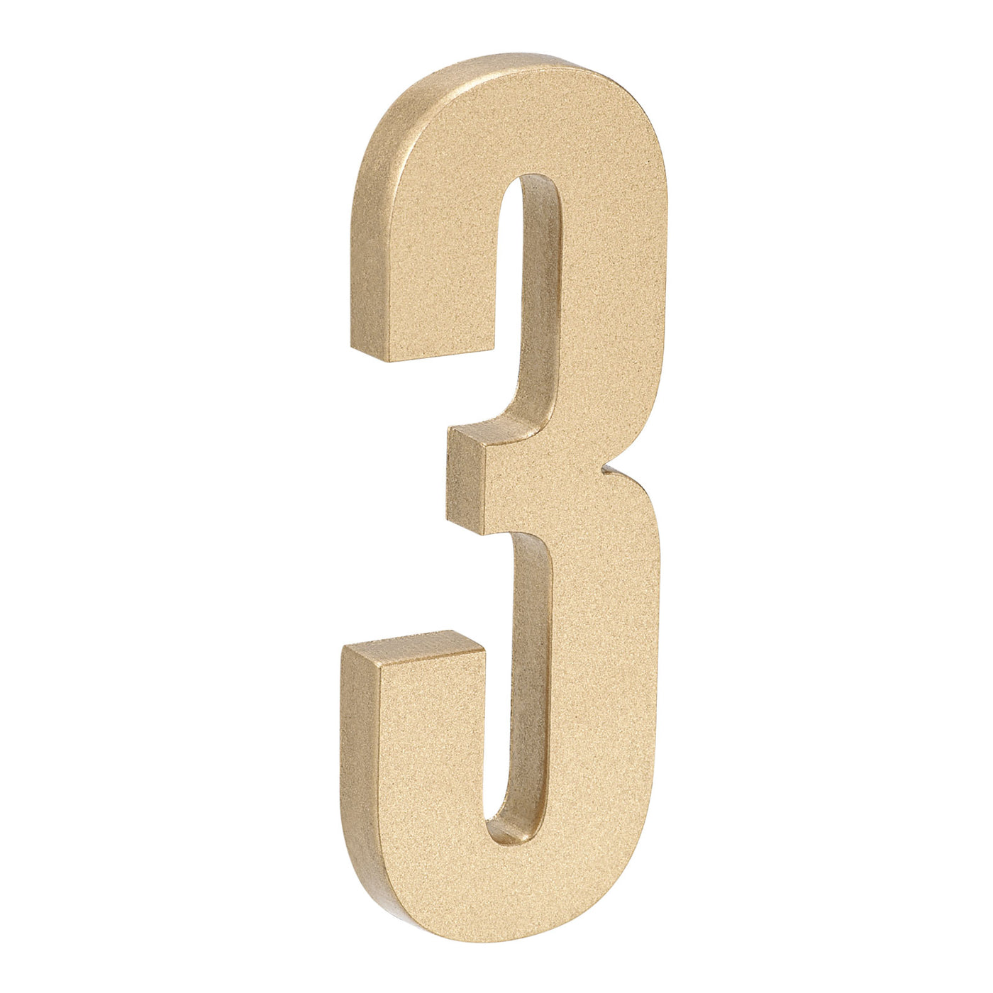 Uxcell Uxcell 2.36 Inch 3D Self-Adhesive House Number for Hotel Mailbox Address, Gold No.8