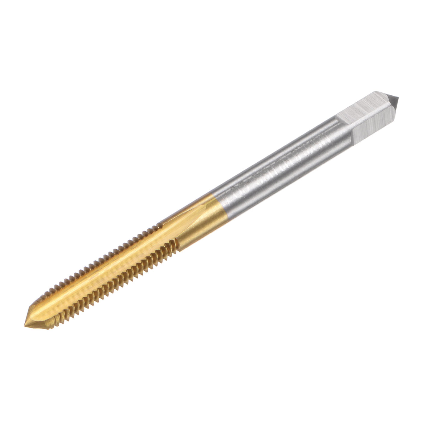 uxcell Uxcell Left Hand Titanium Coated High Speed Steel Machine Straight Flute Tap