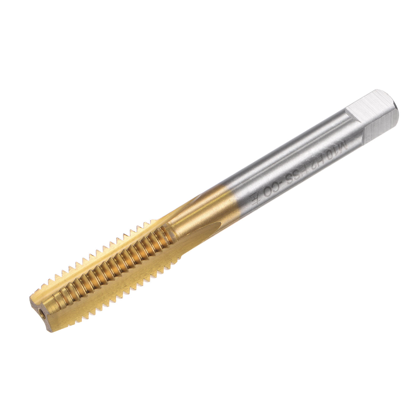 uxcell Uxcell Left Hand Titanium Coated Machine Straight Flute Tap