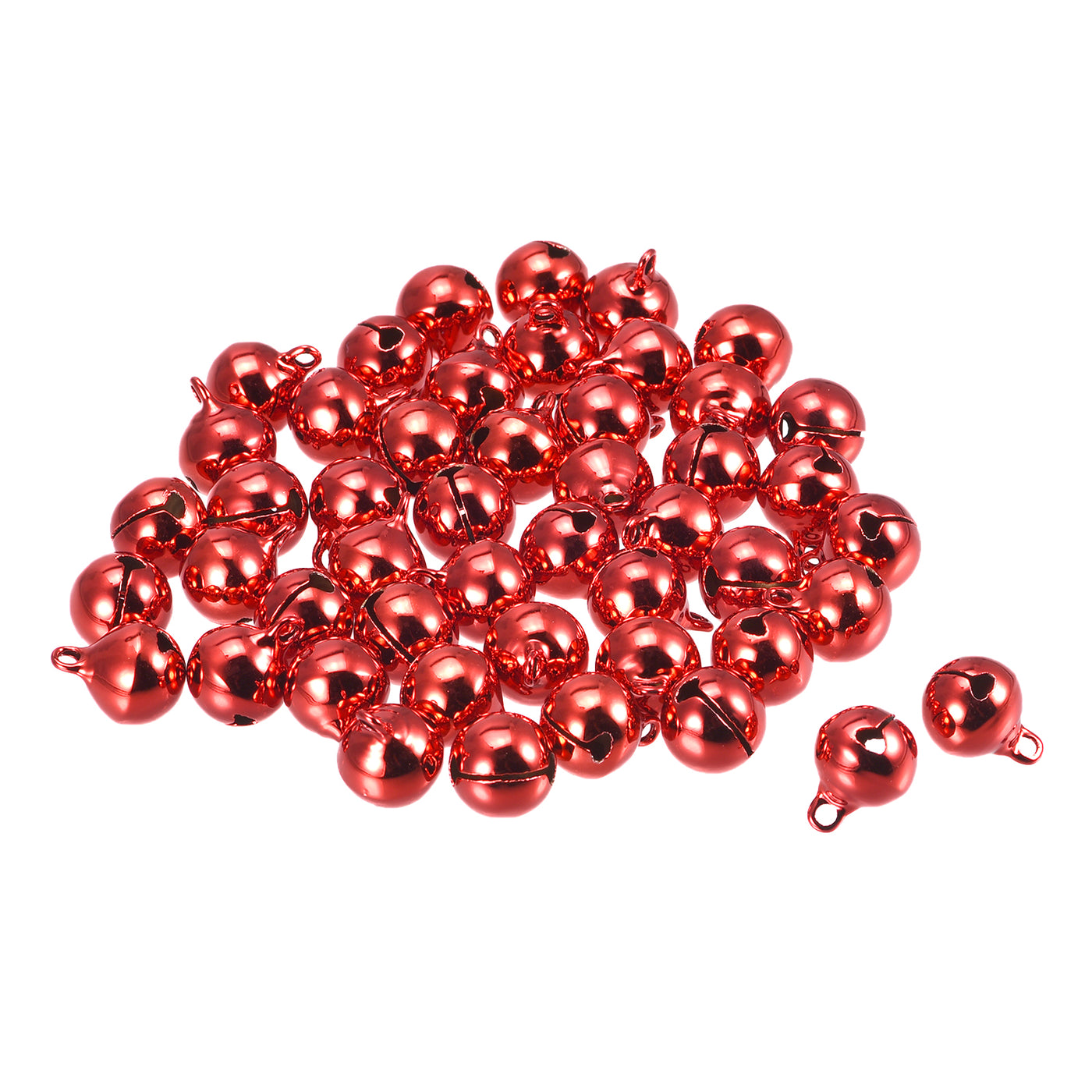 Uxcell Uxcell Jingle Bells, 10mm 48pcs Small Bells for Craft DIY Christmas, Pink