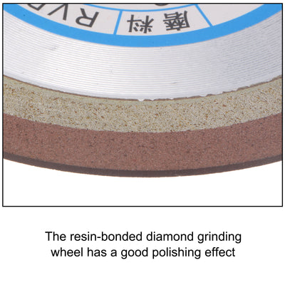 Harfington Uxcell 125mm Diamond Grinding Wheel 13mm Bore 150 Grit Carbide Metal Cutter