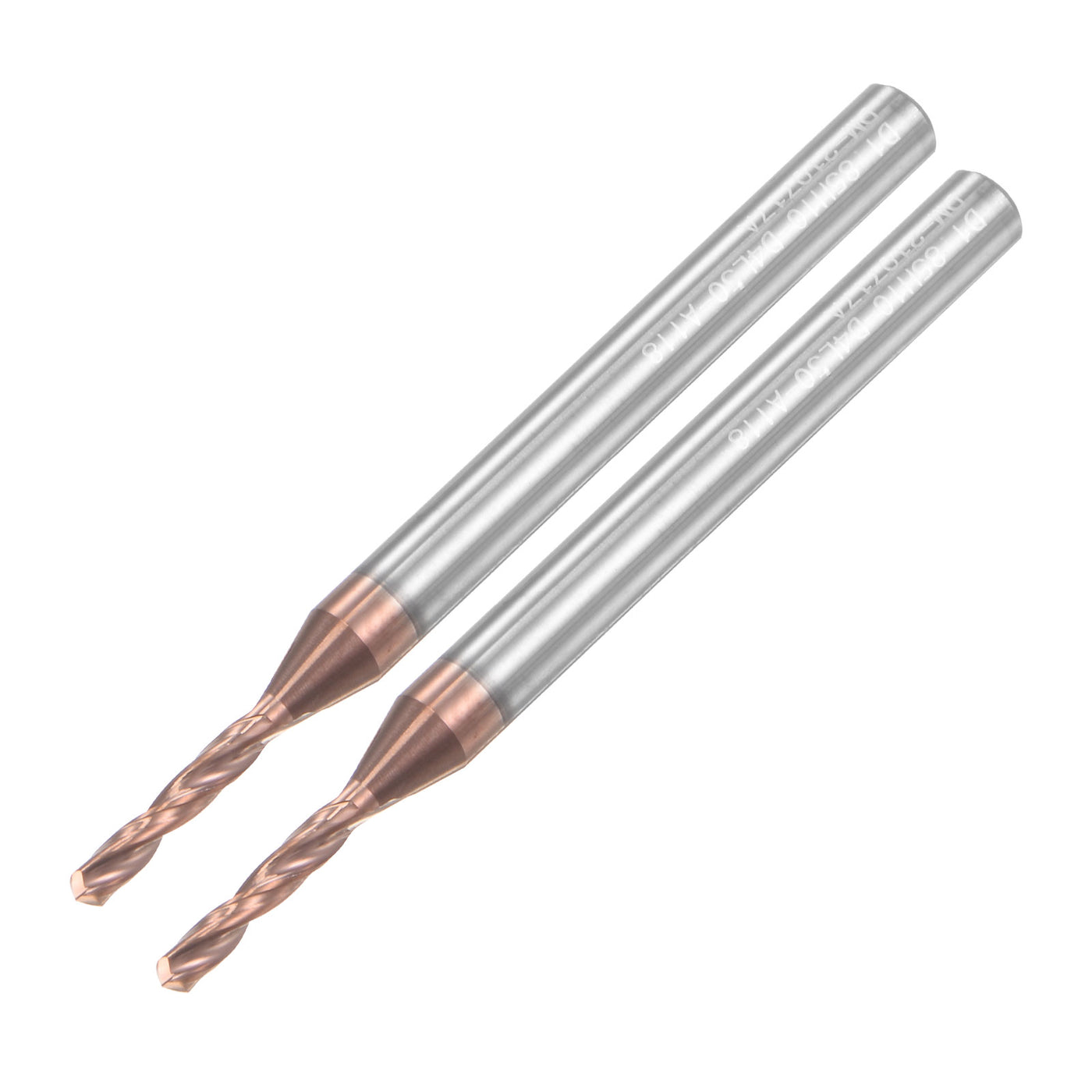 uxcell Uxcell Titanium Coated Carbide Straight Shank Drill Bit