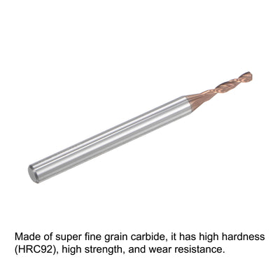 Harfington Uxcell Carbide Straight Shank Twist Drill Bit