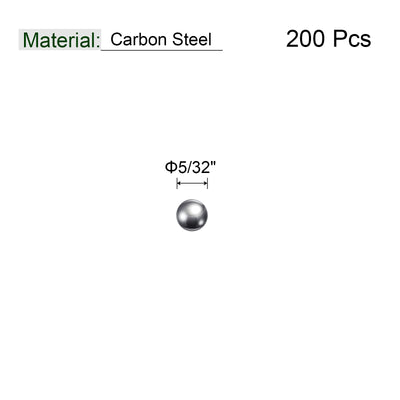 Harfington Uxcell 100pcs 5/16" Carbon Steel Bearing Balls Precision Polished