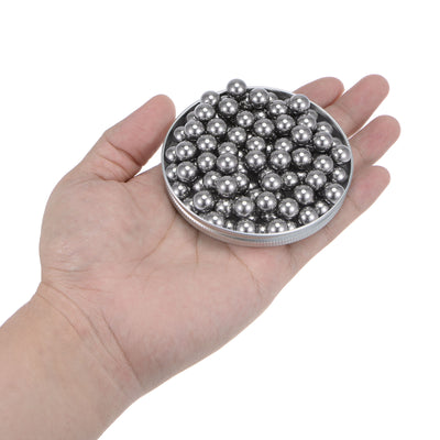 Harfington Uxcell 50pcs 12mm Carbon Steel Bearing Balls Precision Polished
