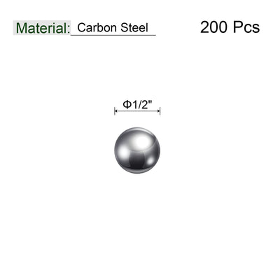 Harfington Uxcell 100pcs 5/16" Carbon Steel Bearing Balls Precision Polished