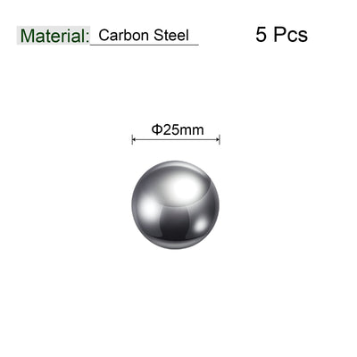 Harfington Uxcell 2pcs 50mm Carbon Steel Bearing Balls Precision Polished