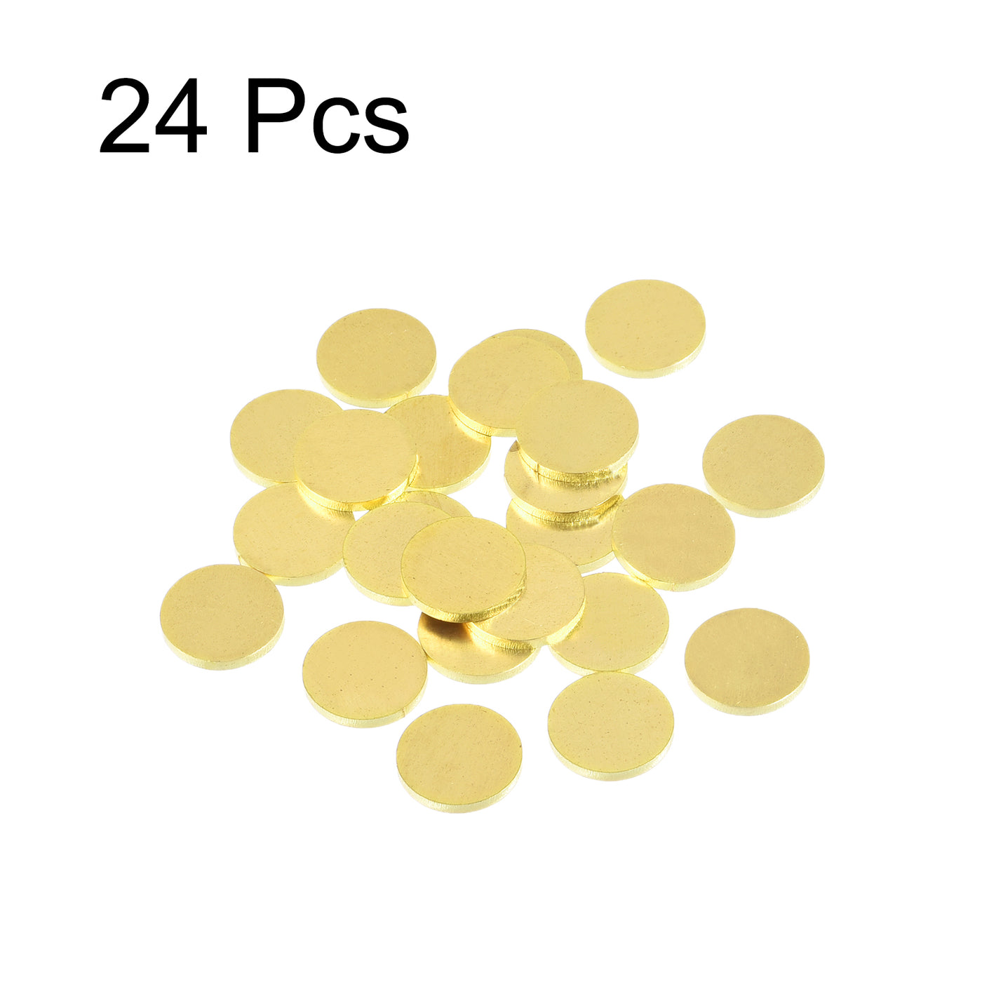 Harfington Stamping Blank Brass Round DIY Tags, for Decoration