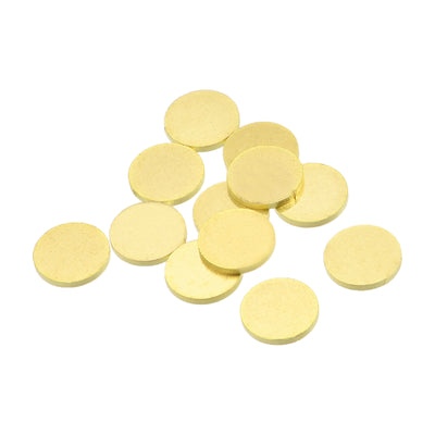 Harfington Stamping Blank Brass Round DIY Tag for Craft Decoration