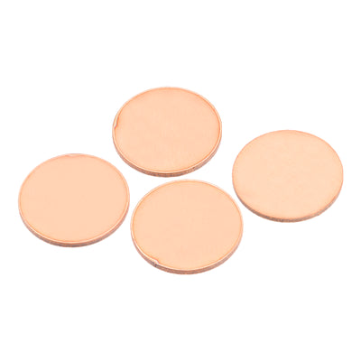 Harfington Stamping Blank Copper Round DIY Tag for Craft Decoration