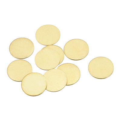 Harfington Brass Stamping Blank Round Metal DIY Tag for Craft, Pendant Decoration