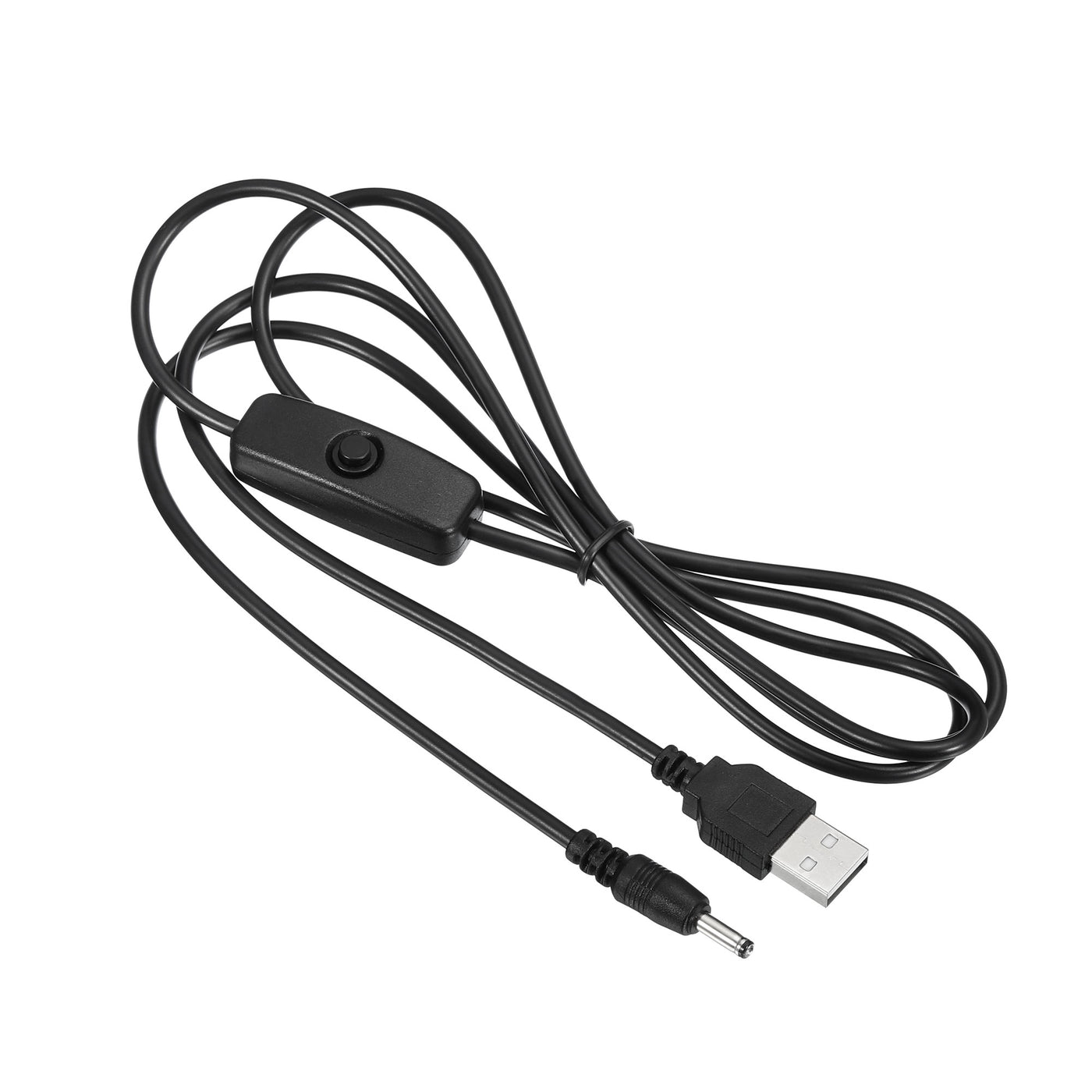 Harfington USB Cable with ON/Off Switch, USB Male to DC Male Cable for Camera Hard Disk Box