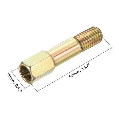 Harfington Iron Extension Hex Pipe Fitting Female to Male Thread Adapter