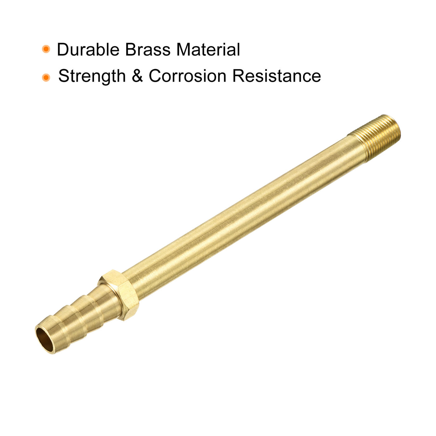Harfington Brass Hose Barb Fitting Male Thread Pipe Connector