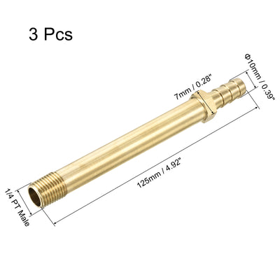 Harfington Brass Hose Barbs Fitting Male Thread Pipes Connector