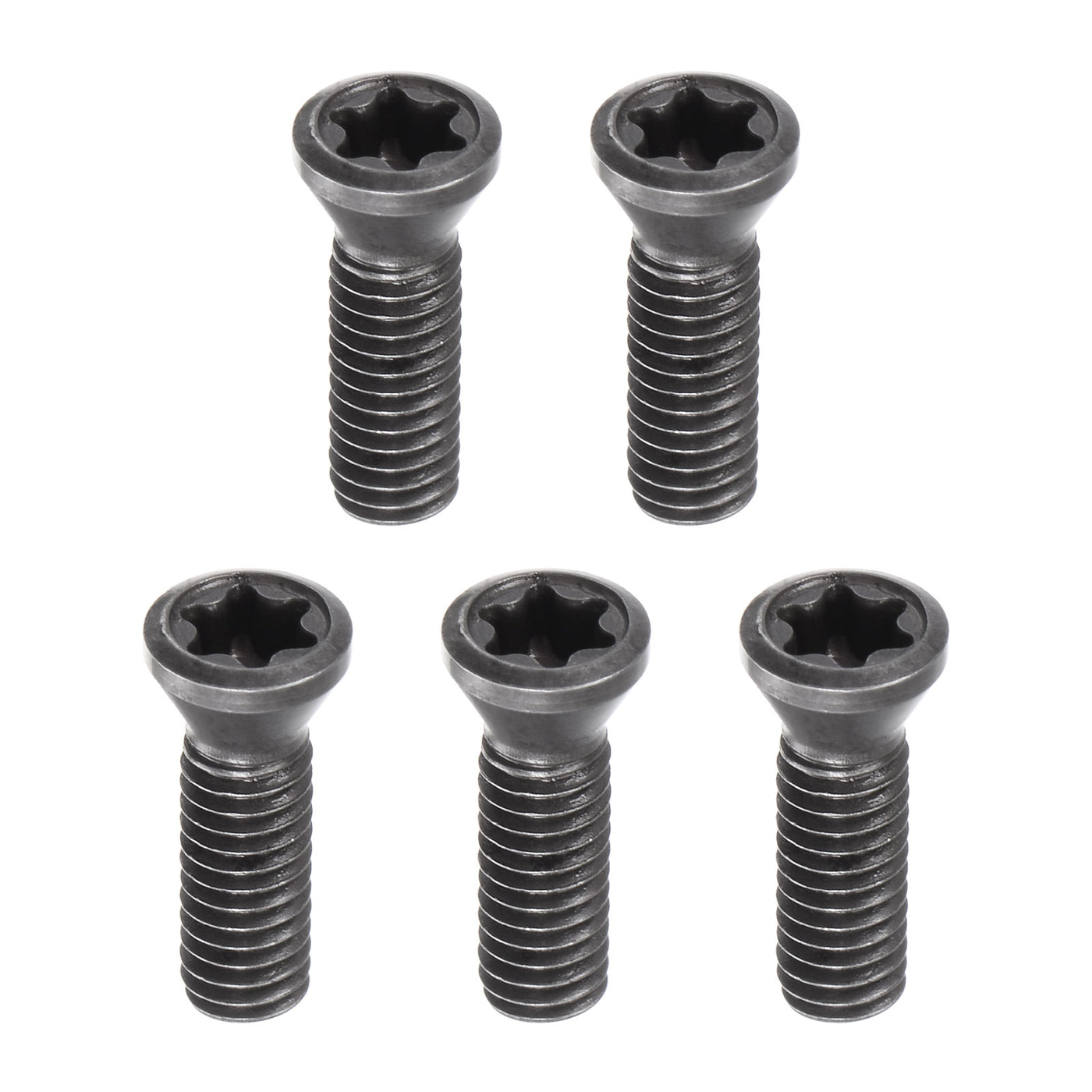 Uxcell Uxcell M3.5x12-D5.3 Torx Set Screws for CNC Lathe Turning Tool Holder, 5Pcs