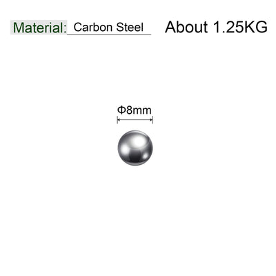 Harfington Uxcell 10mm Carbon Steel Bearing Precision Balls Bearings Ball 1 Pack(About 0.25KG)