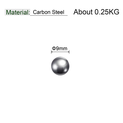 Harfington Uxcell 10mm Carbon Steel Bearing Precision Balls Bearings Ball 1 Pack(About 0.25KG)