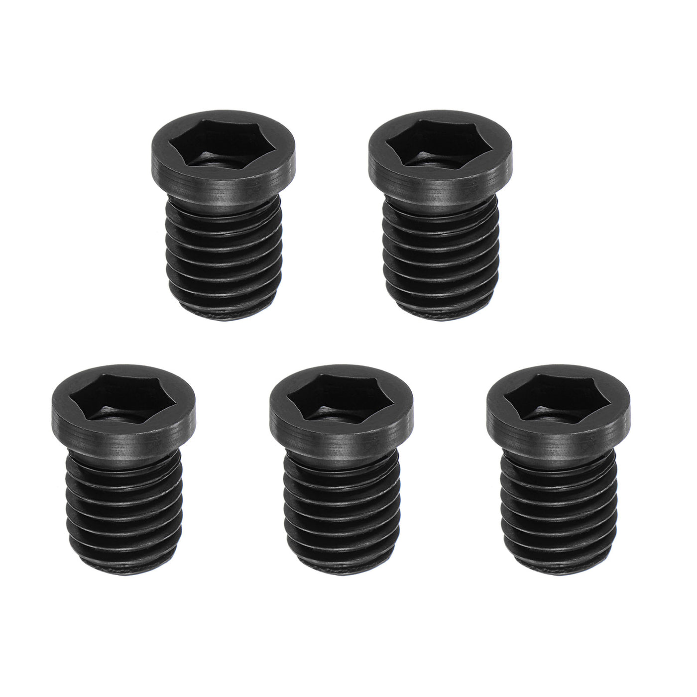 Uxcell Uxcell M7x10-1 Set Screws for Carbide Insert CNC Lathe Turning Tool Holder, 5Pcs