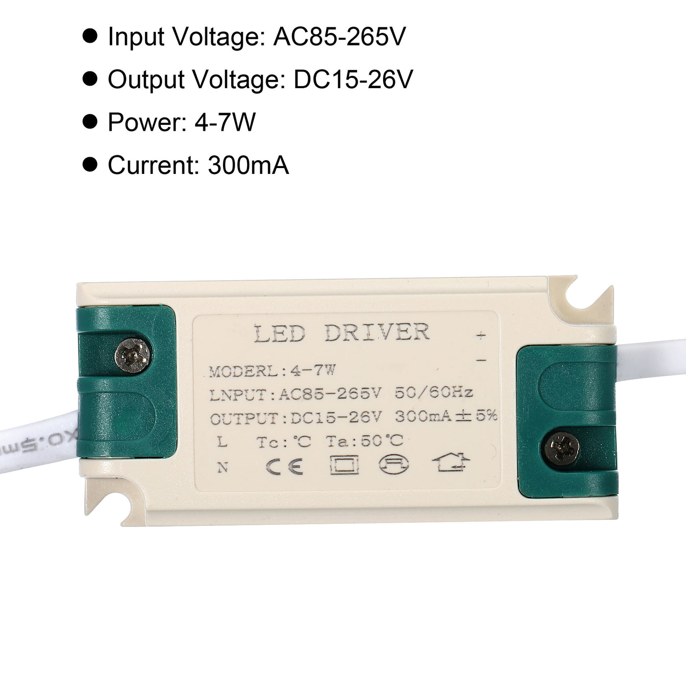 LED Driver, AC DC Male Connector Constant Current Rectifier Transformer