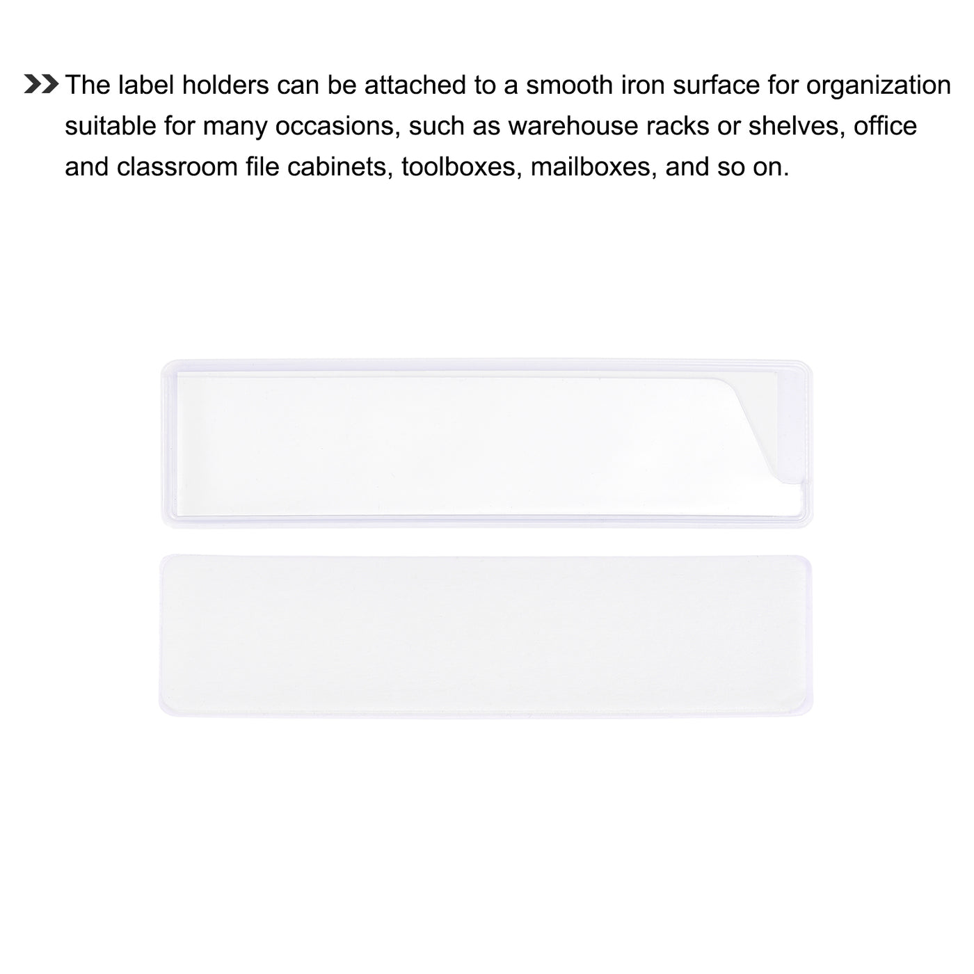 Harfington Label Holder for Shelves Organize with Foam Self Adhesive