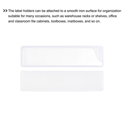 Harfington Label Holder for Shelves Organize with Foam Self Adhesive