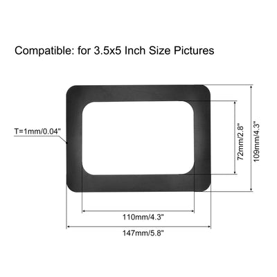 Harfington Magnetic Photo Frames Display Holders for Refrigerator Pictures