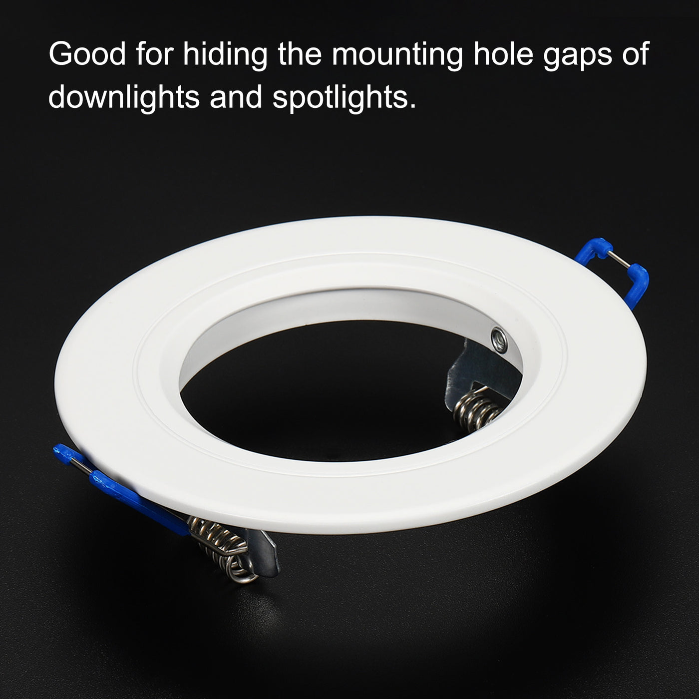 Harfington Light Trim Ring, Aluminum Alloy Circular Light Cover Lighting Fixture for Ceiling Wall Recessed Can Downlights
