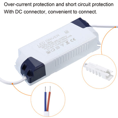 Harfington LED Driver, AC Output DC Male Connectors Constant Current Rectifier Transformers Power Supply