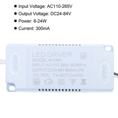 Harfington LED Driver, AC DC Male Connectors Constant Current Rectifier Transformers Power Supply