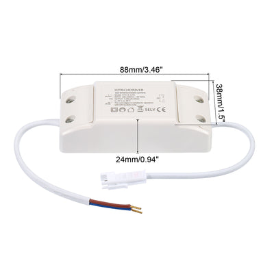 Harfington LED Driver, AC Output DC Male Connector Constant Current Rectifier Transformers External Power Supply Ceiling Lamp