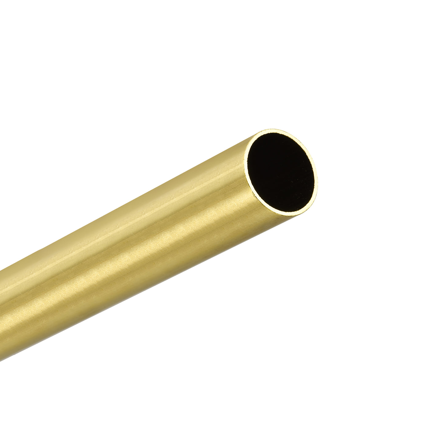 Uxcell Uxcell Brass Round Tube 11mm OD 1mm Wall Thickness 200mm Length Pipe Tubing 2 Pcs