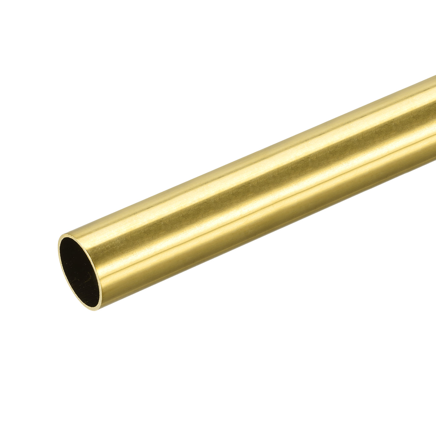 Uxcell Uxcell Brass Round Tube 19mm OD 1mm Wall Thickness 200mm Length Pipe Tubing