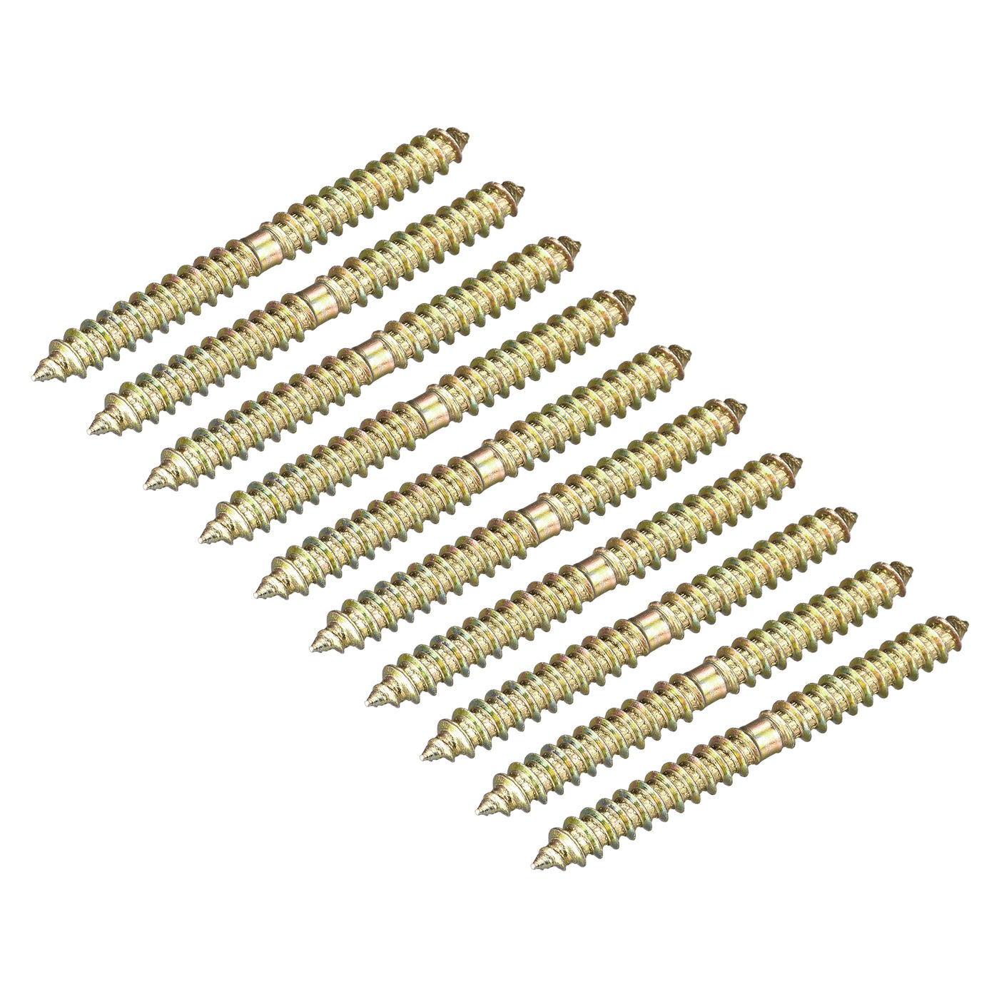 Uxcell Uxcell 5x13mm Hanger Bolts, 48pcs Double Ended Self-Tapping Thread Dowel Screws