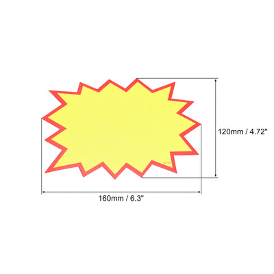 Harfington Blank Starburst Sale Signs Price Tags Paper Pricing Labels for Retail Sales Pricing