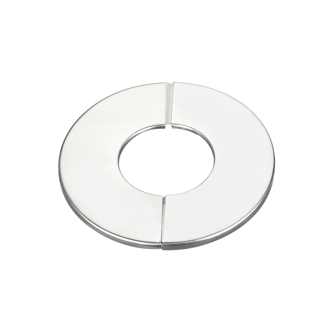Uxcell Uxcell Wall Split Flange, 201 Stainless Steel Round Escutcheon Plate for 101mm Diameter Pipe