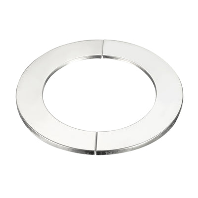 Harfington Uxcell Wall Split Flange, 201 Stainless Steel Round Escutcheon Plate for 101mm Diameter Pipe