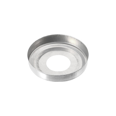 Harfington Uxcell Round Escutcheon Plate, 4pcs 68 x 17mm 304 Stainless Steel Water Pipe Cover for 36.5mm Diameter Pipe
