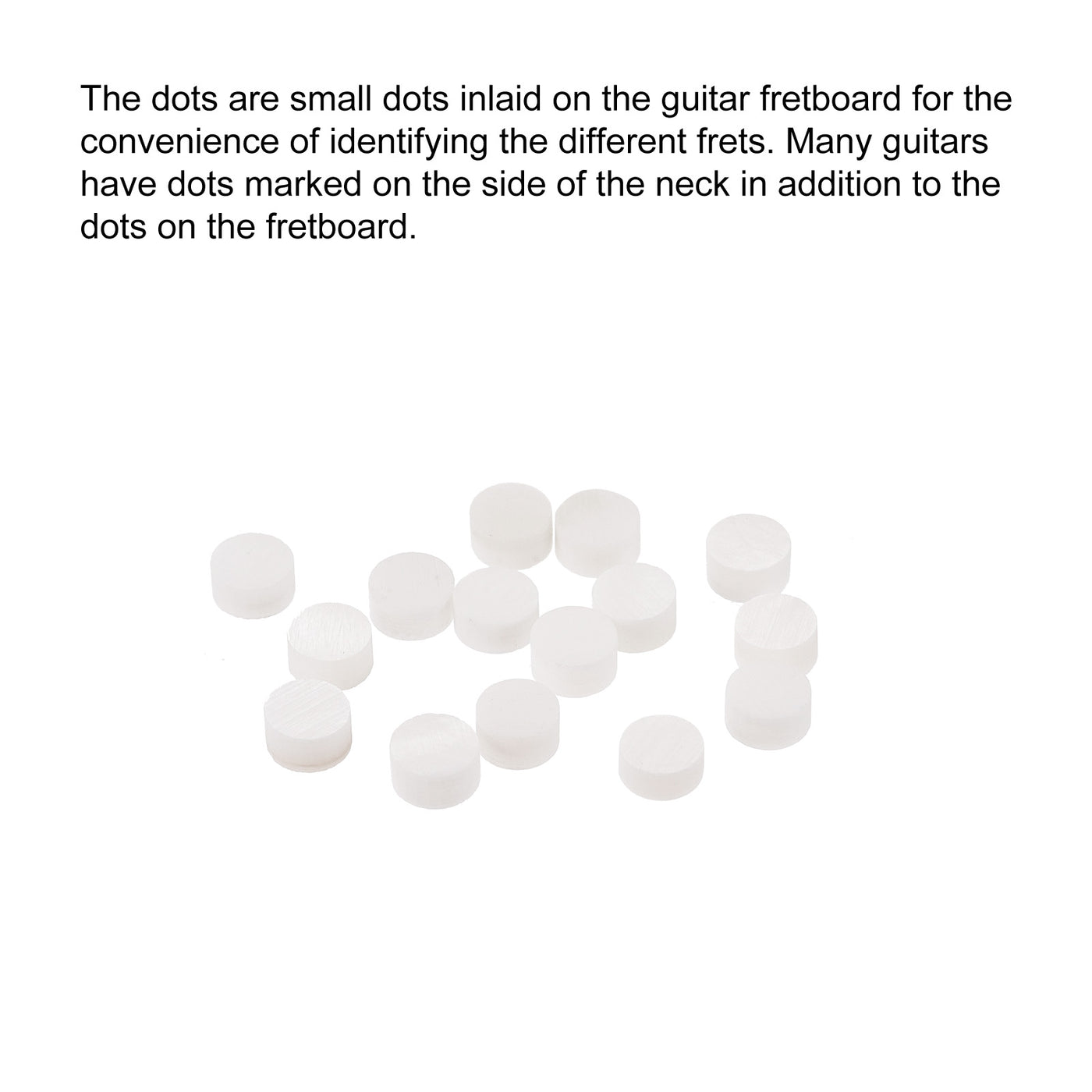 Harfington Inlay Dots Pearl Shell Fingerboard Dots Fret Inlay for Guitar Bass Ukulele Banjo