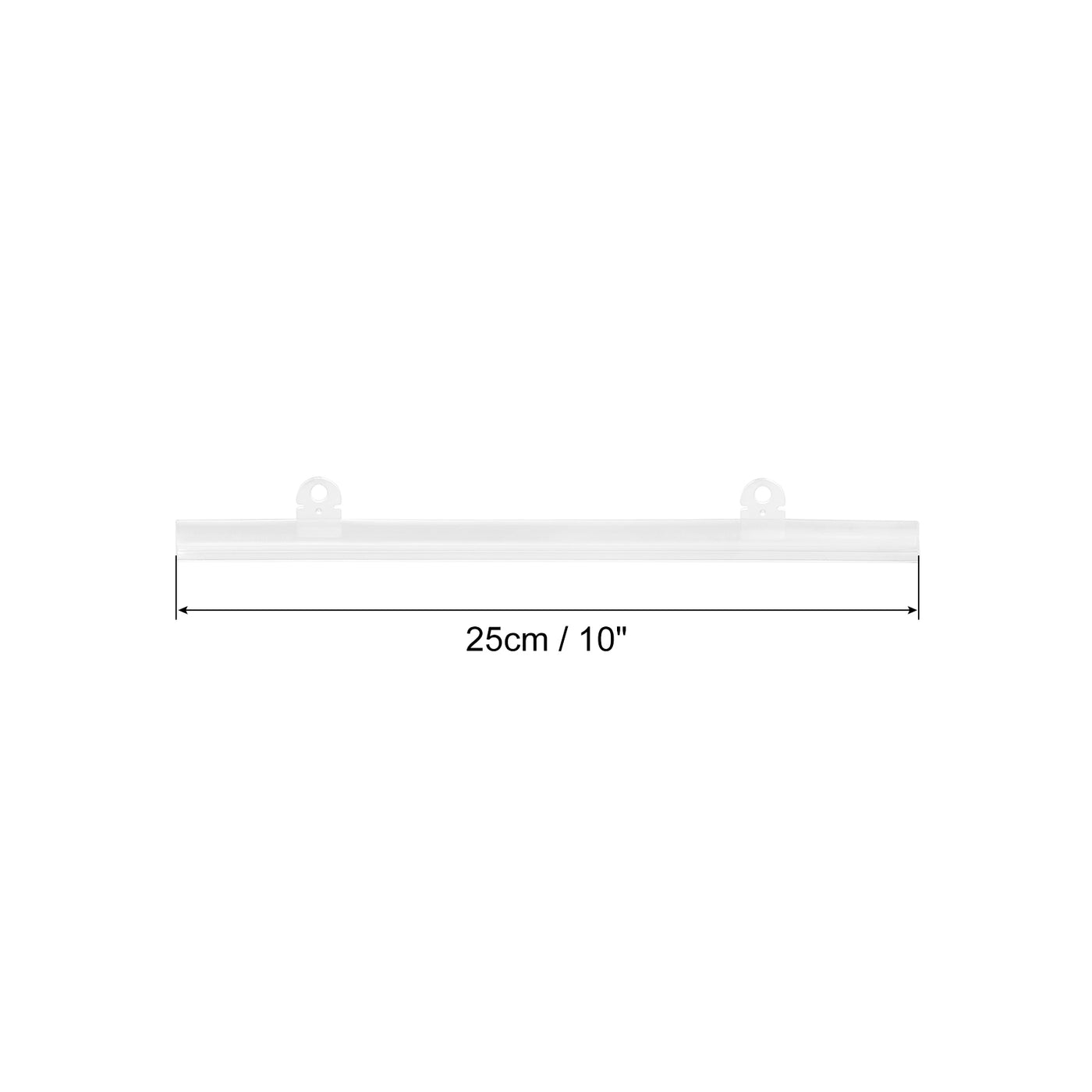 Harfington PVC Poster Hanger Rail Poster Strip Bar with Clips for Poster, Map