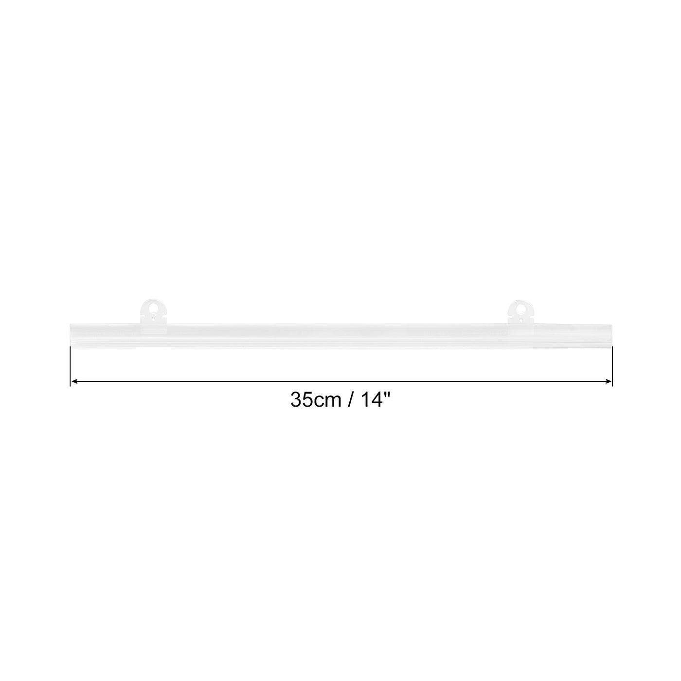 PVC Poster Hanger Rail Poster Strip Bar with Clips for Poster, Map