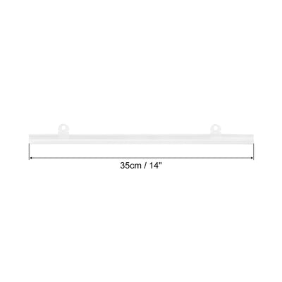 Harfington PVC Poster Hanger Rail Strip Bar with Clip, for Poster, Map