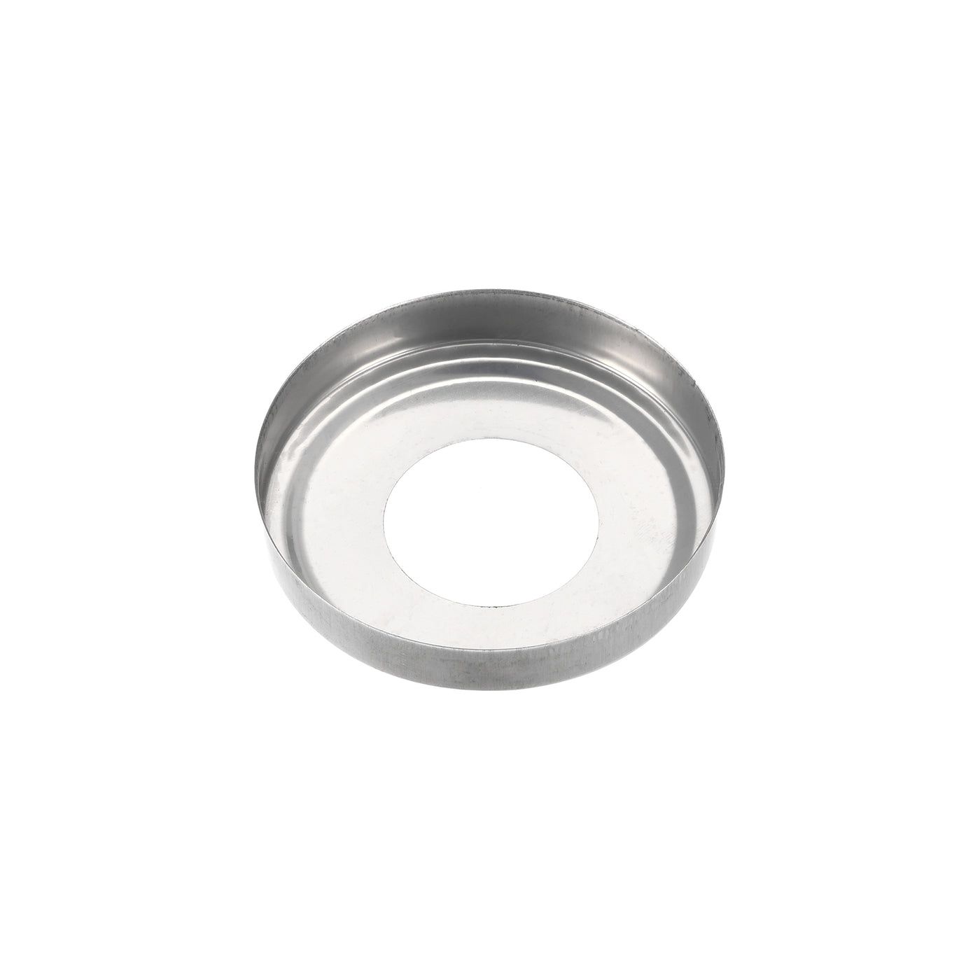 Uxcell Uxcell Round Escutcheon Plate, 8pcs 123 x 21mm 201 Stainless Steel Water Pipe Cover for 76.5mm Diameter Pipe